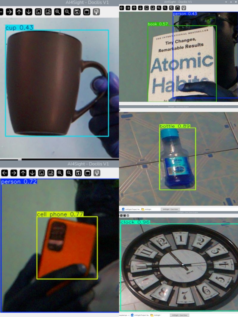 Docilis Multi-Object Vision Model Telemetry